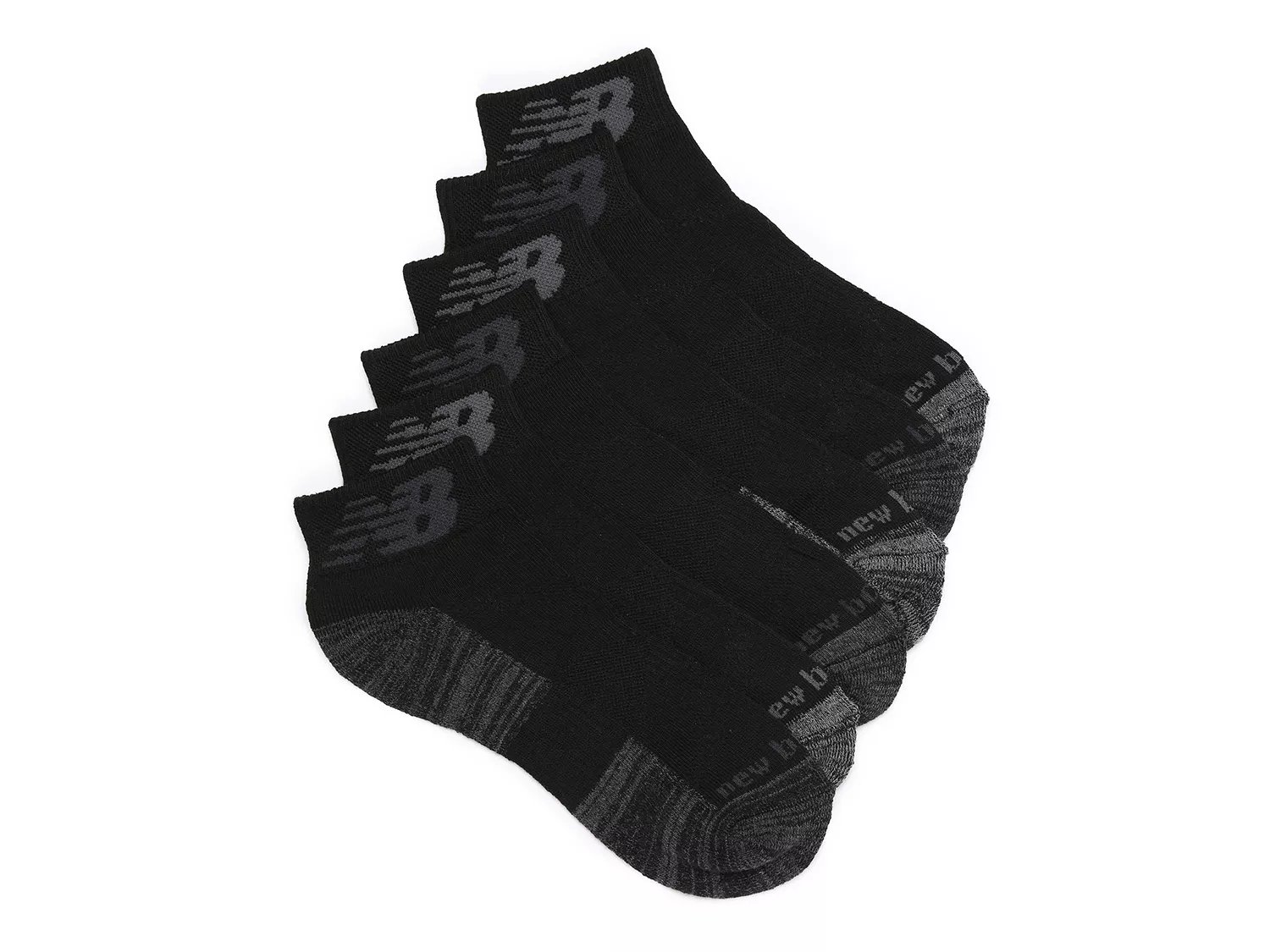 New Balance Performance Quarter Men's Ankle Socks 6 Pack Men's