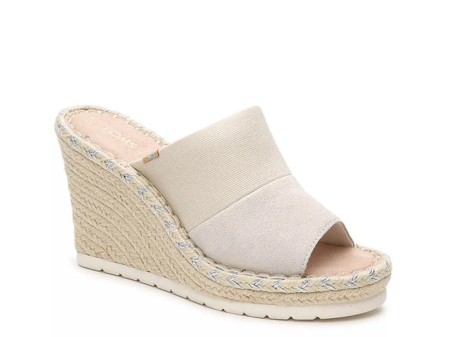 Monica slingback wedge toms online