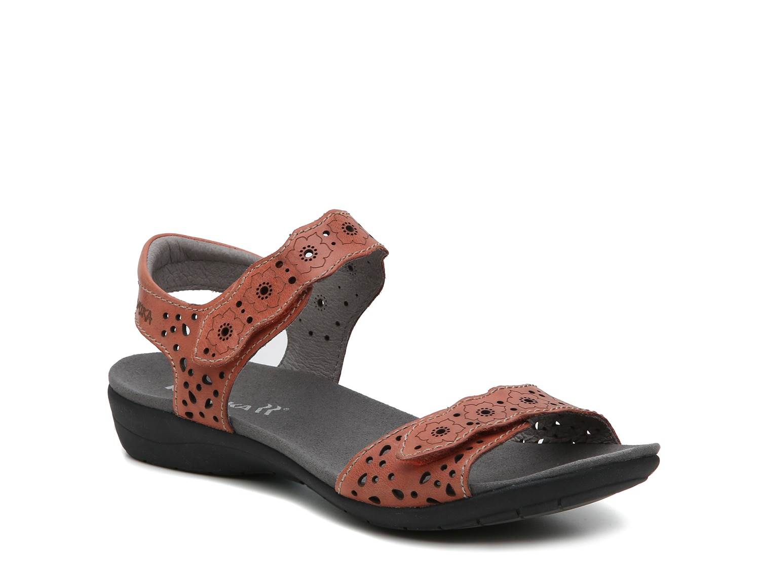 Romika Tahiti 03 Bark Womens Leather Slingback Ankle Strap Sandals 
