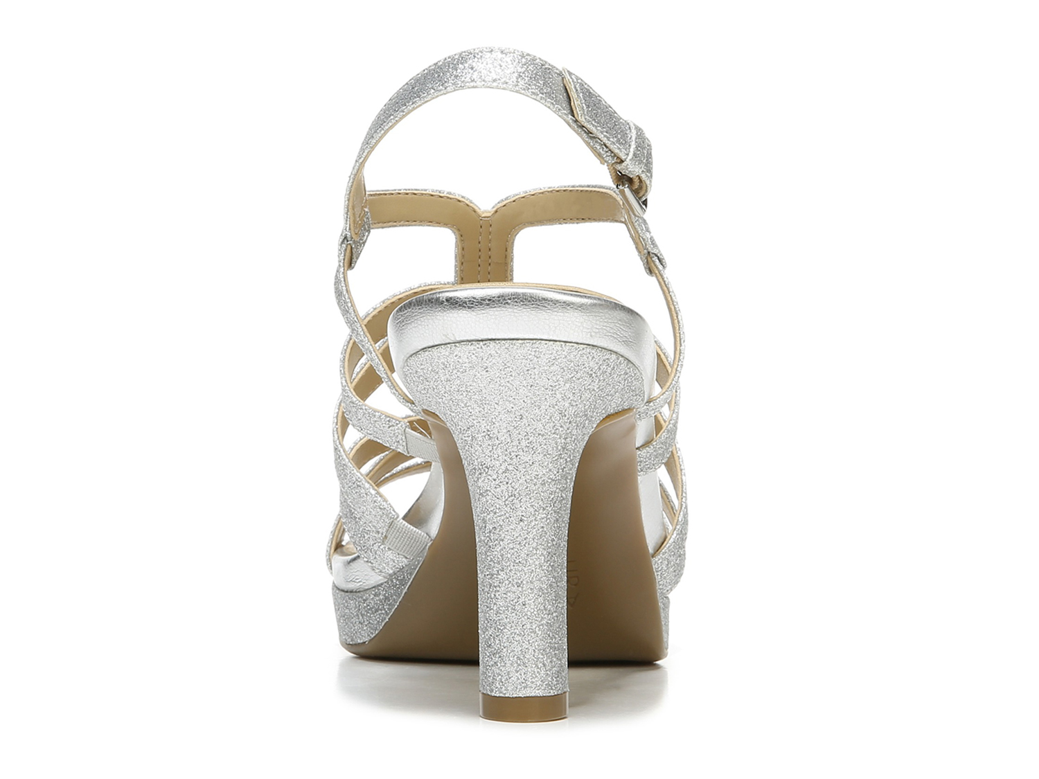 再入荷 ナチュライザー サンダル シューズ レディース Baylor Strappy Sandals Silver Glitter Faux  Leather | tazahsan.com