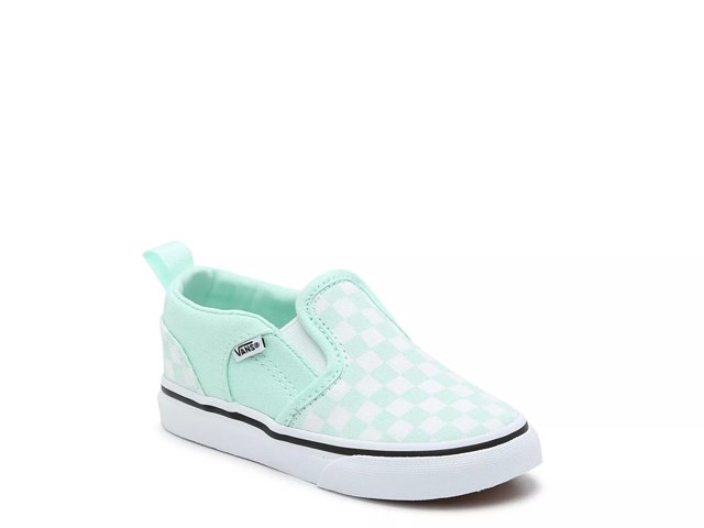 Vans Asher V Slip On Sneaker Kids