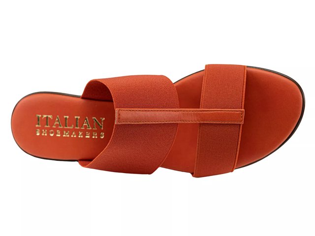 Italian shoemakers red sandals store