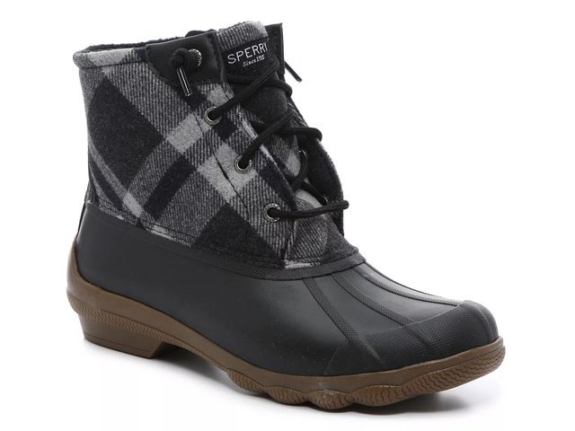 Sperry syren gulf duck boot black grey online