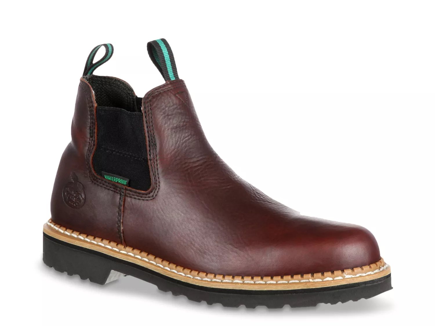 Georgia Boot High Romero Steel Toe Work Boot | Men's | Dark Brown | Size 8.5 | Boots | Chelsea