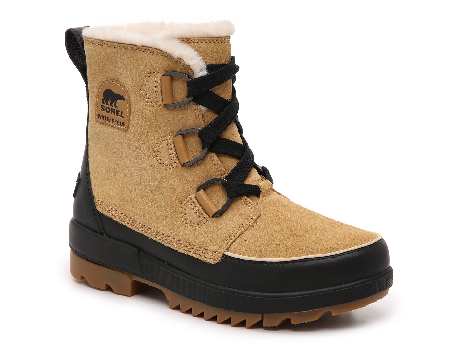 fur lined boots winter lace up women | DSW