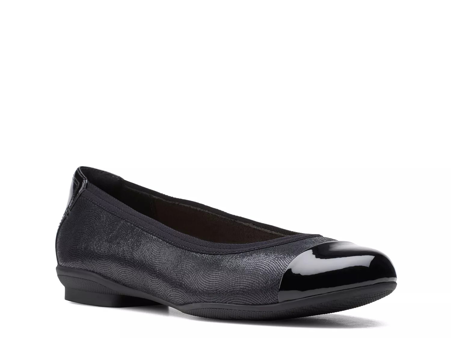 Women's Black Clarks Flats | DSW