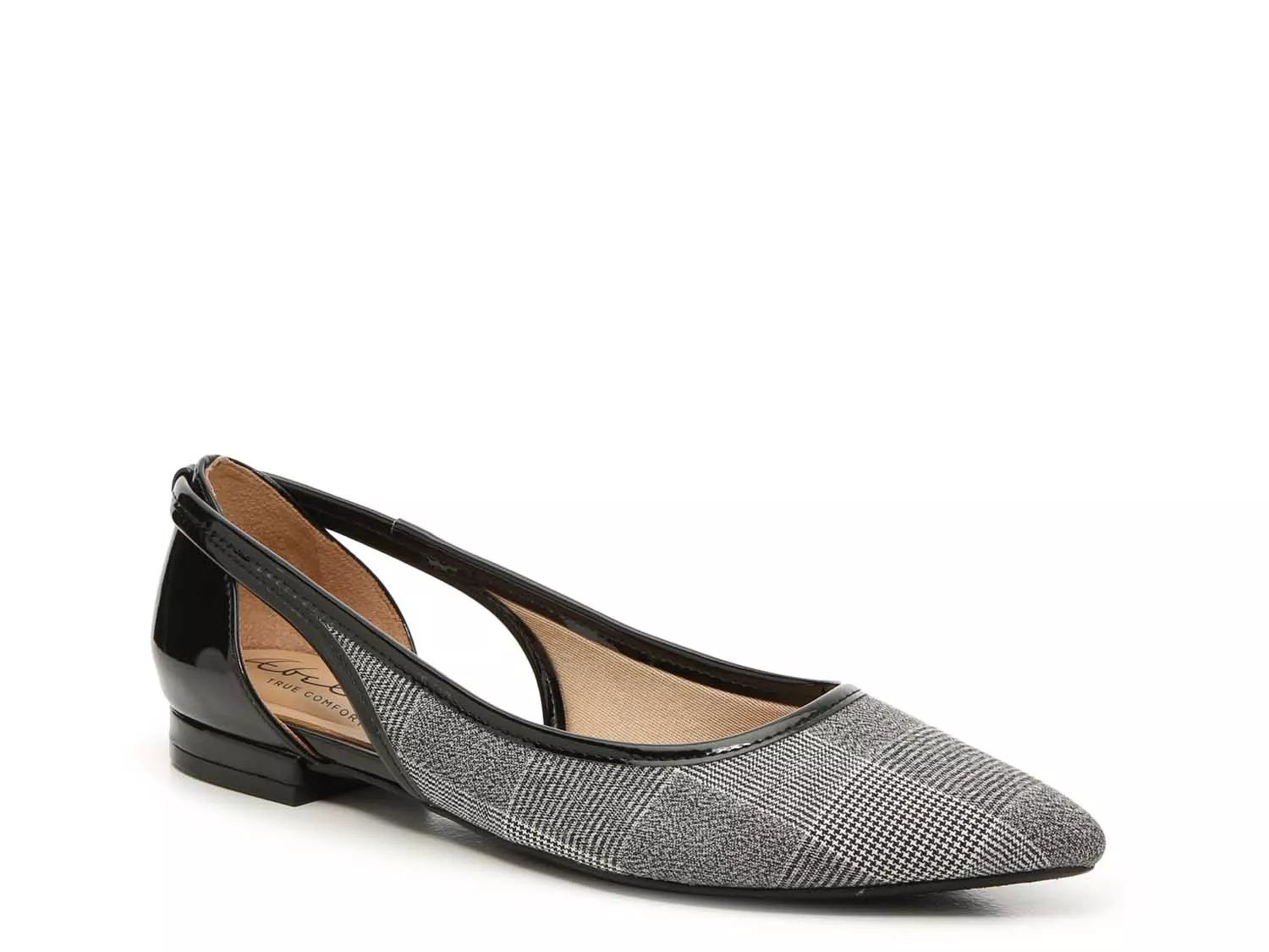 abella black flats