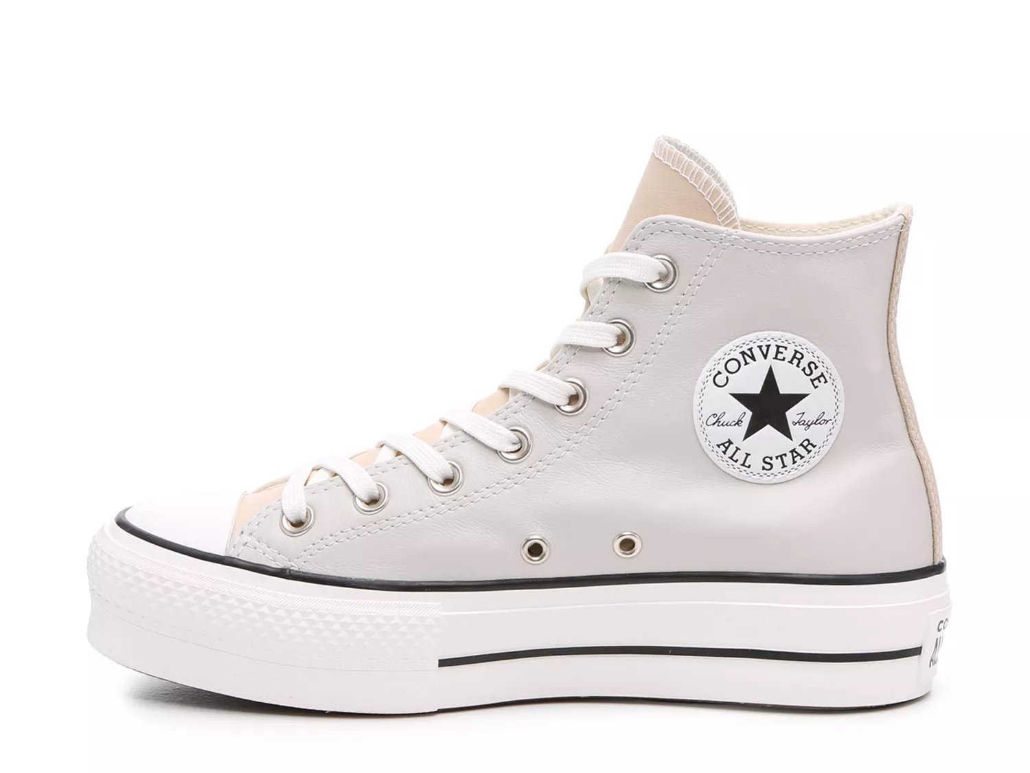 converse chuck taylor all star platform high top custom tan