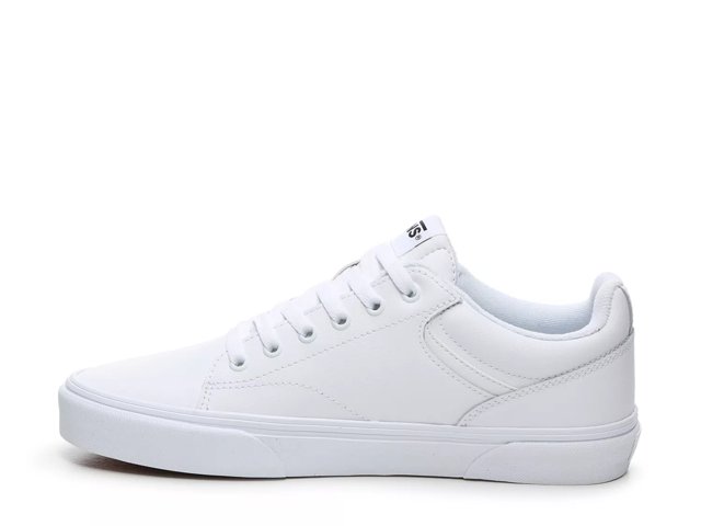 White and teal vans store