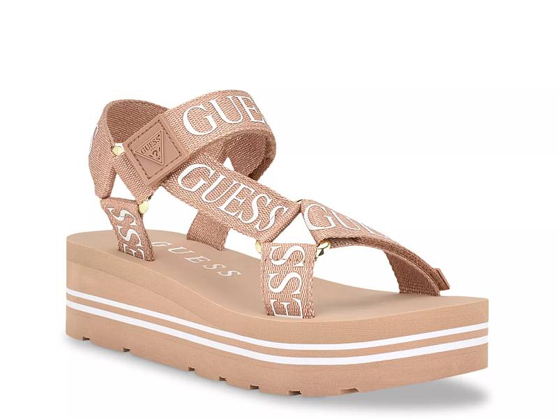 Guess Avin Wedge Sandal Free Shipping DSW