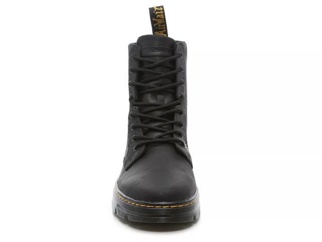 Combs Leather Casual Boots in Black