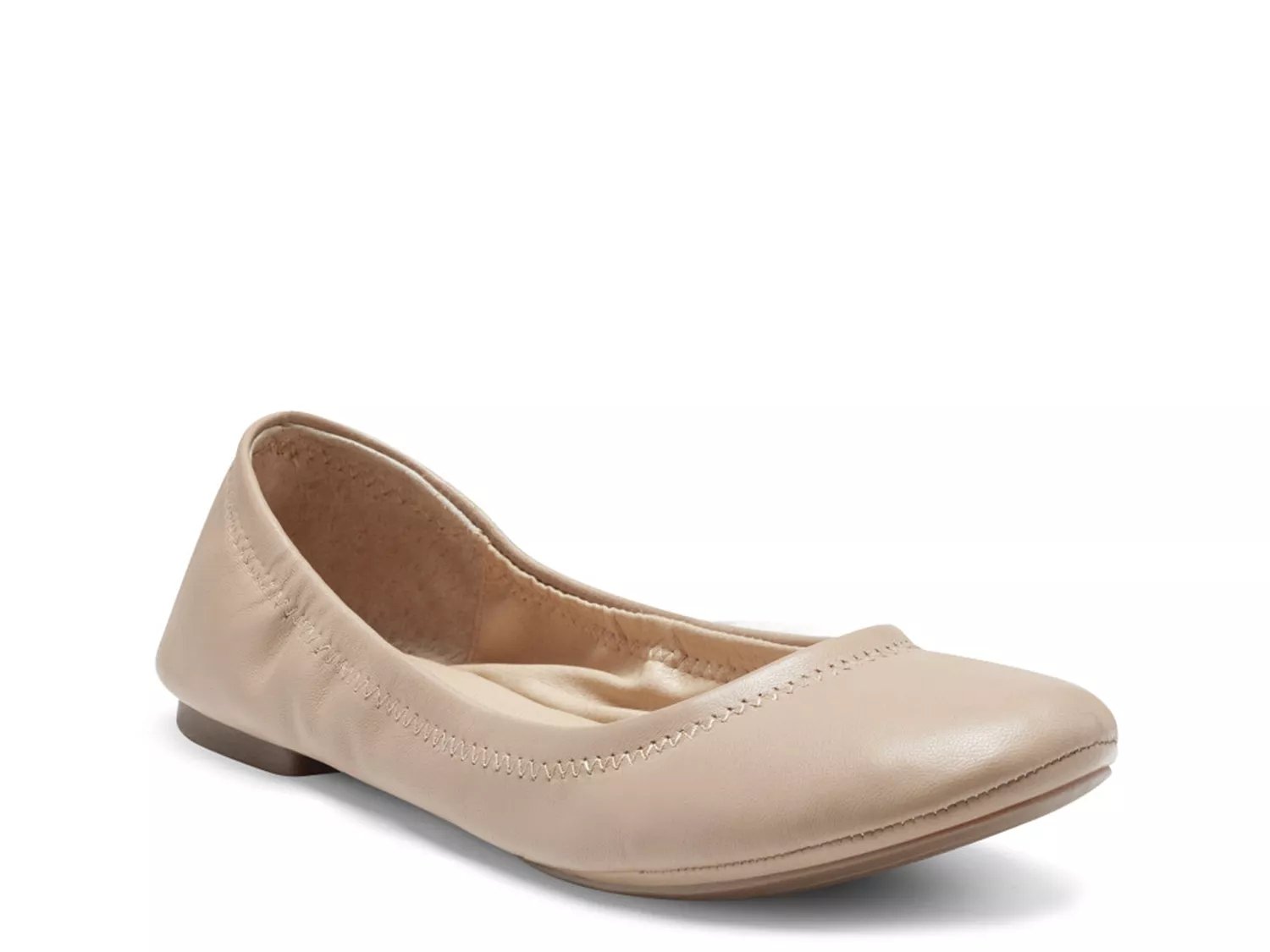 beige ballet flats