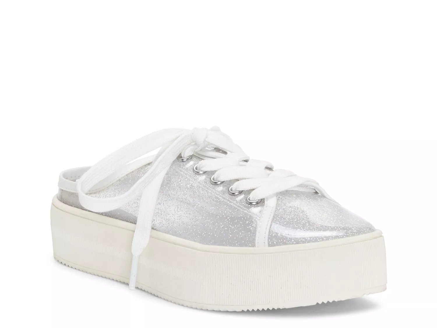 dsw silver sneakers