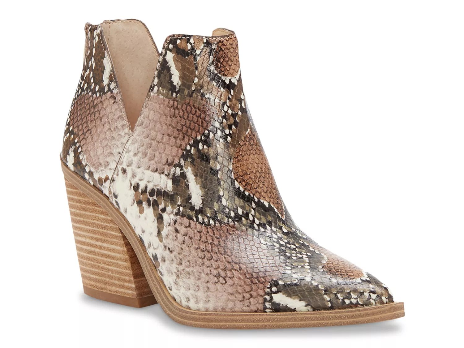 vince camuto gigietta suede block heel western booties