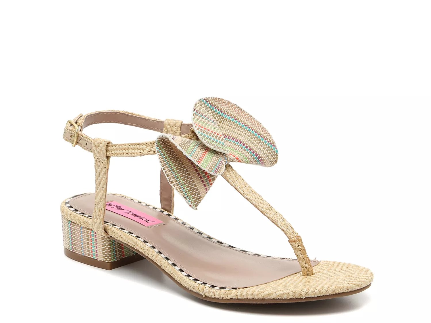 betsey johnson austen flat sandals