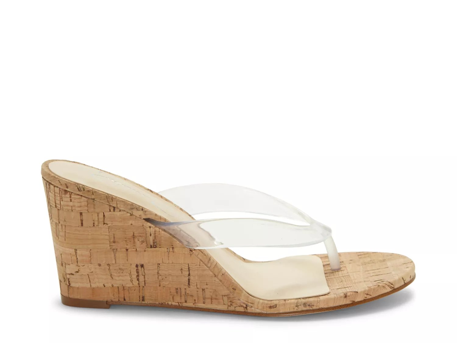 jessica simpson clear wedge
