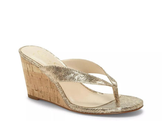 Dsw Gold Wedge Sandals europeanagencydriver