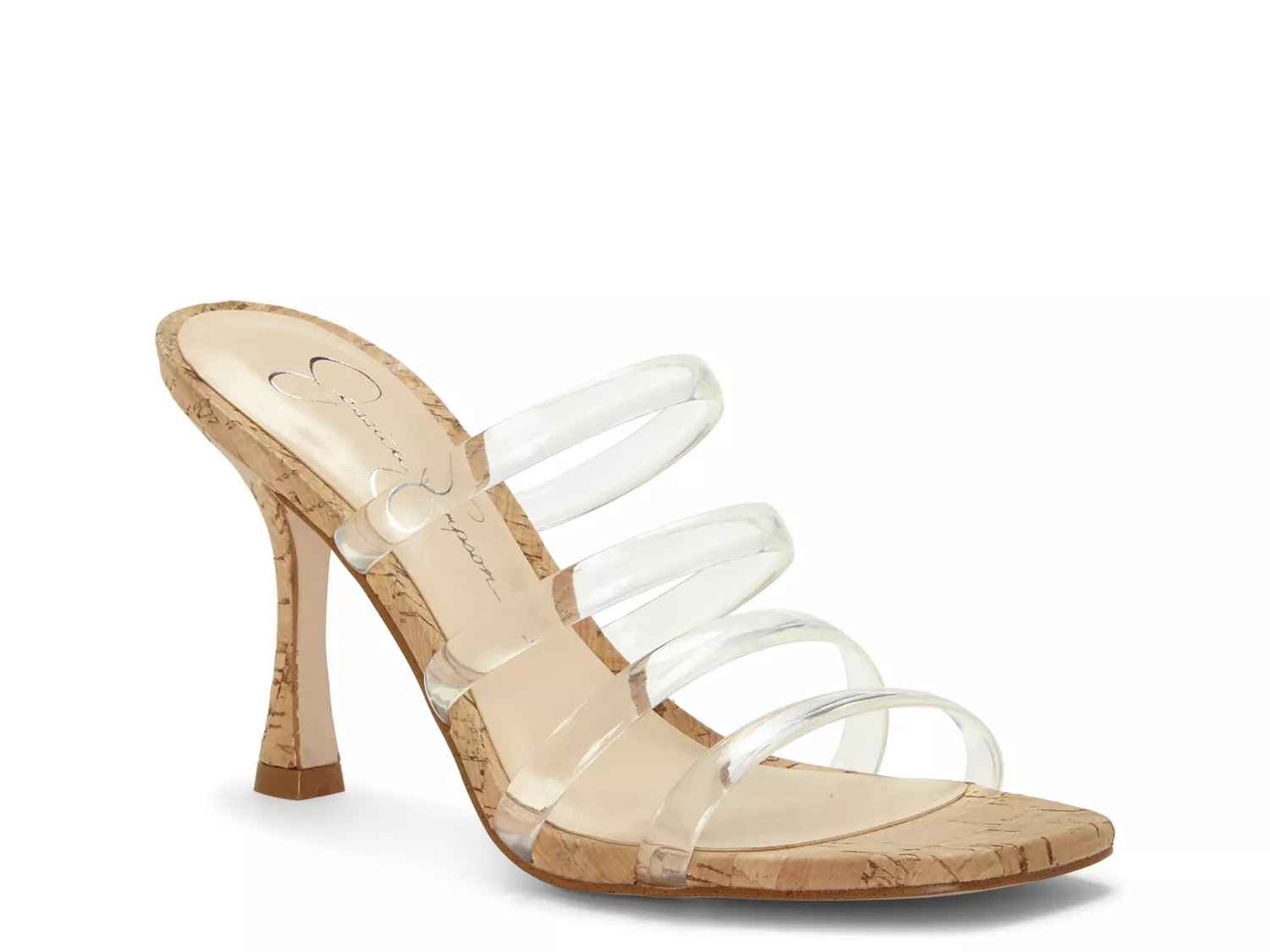 clear strap heels size 11