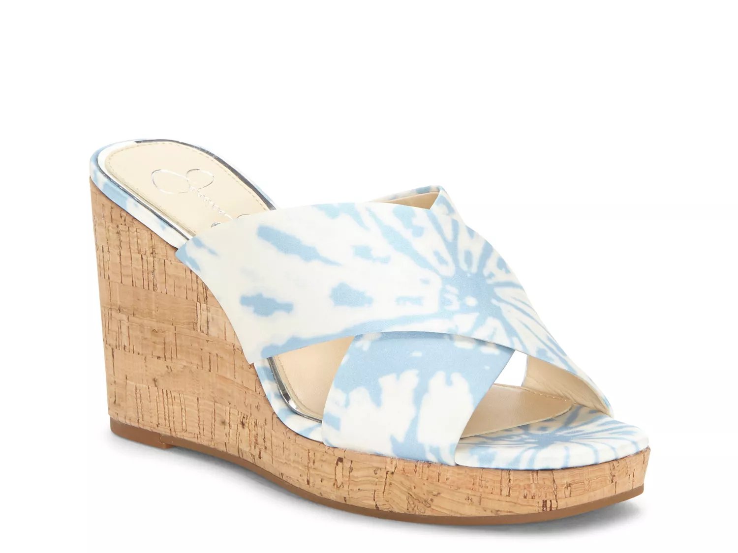 jessica simpson clear wedge