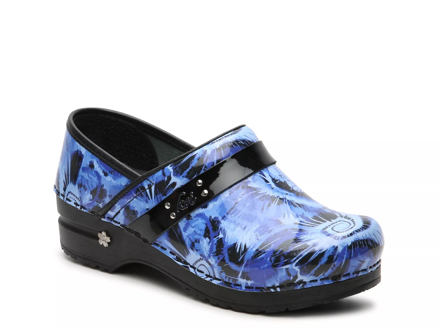 sanita blue clogs