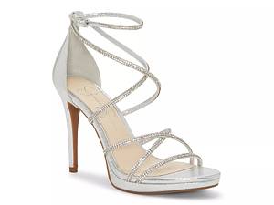 Dsw silver hot sale strappy heels