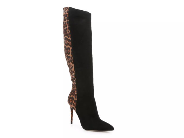 Leopard print boots dsw top