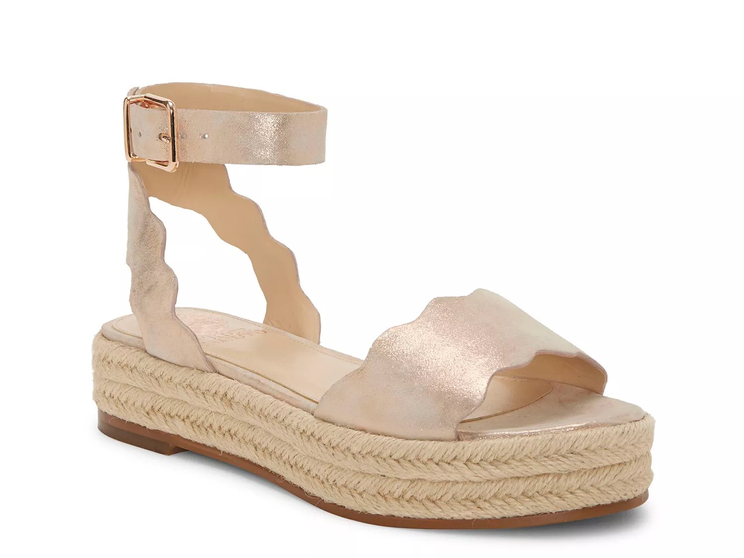 gold platform espadrilles