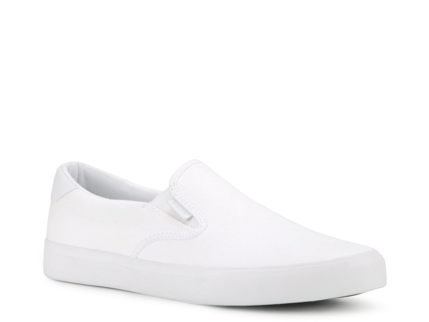 white slip on sneakers mens