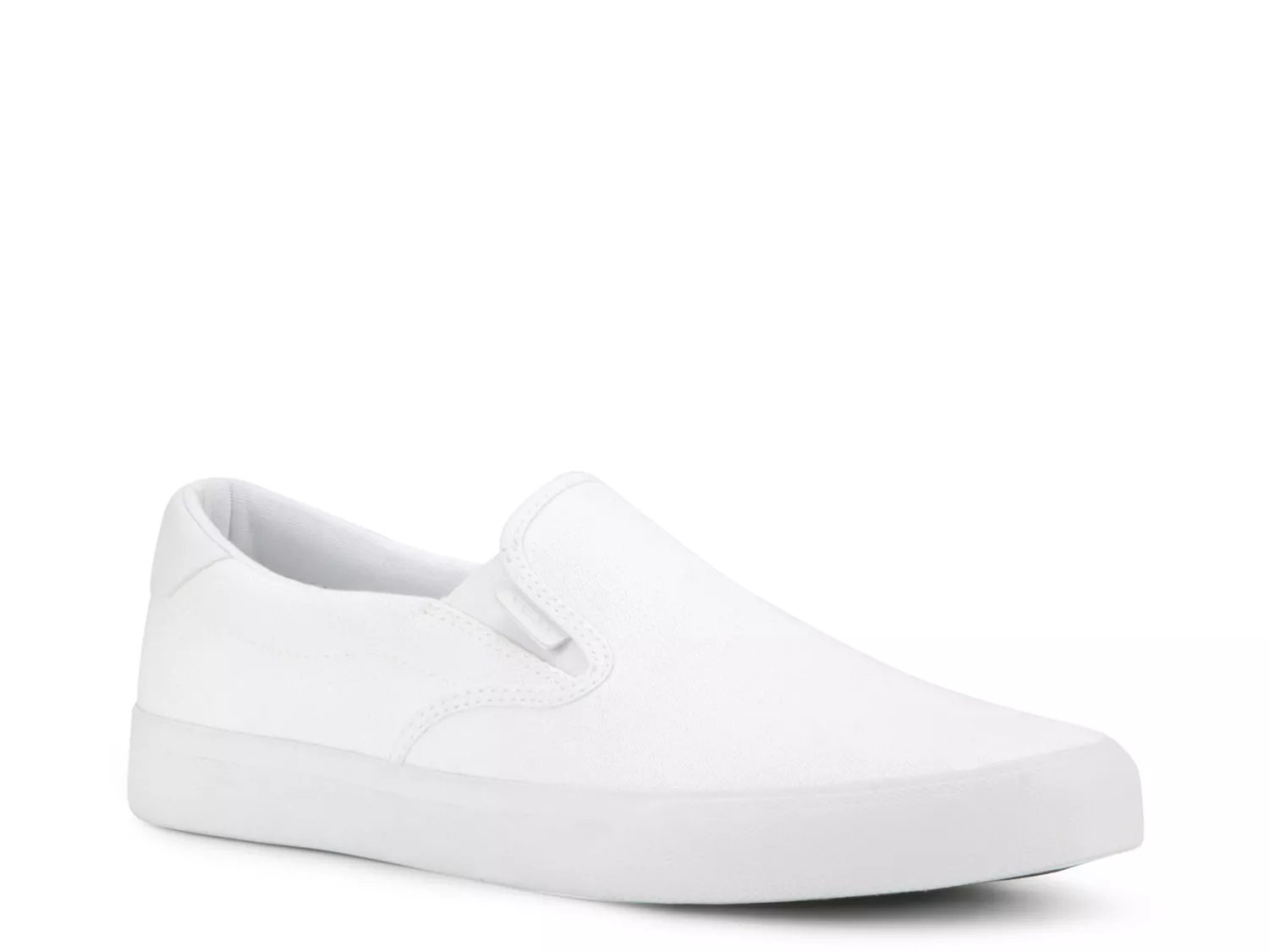 mens white shoes slip on