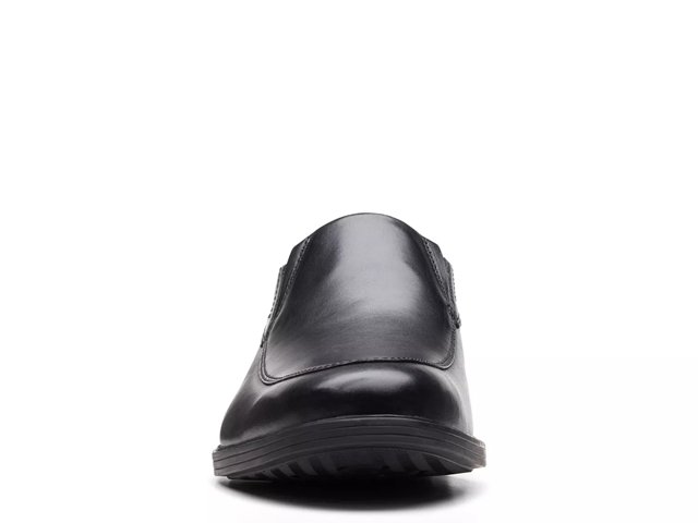 Clarks leather slip on deals