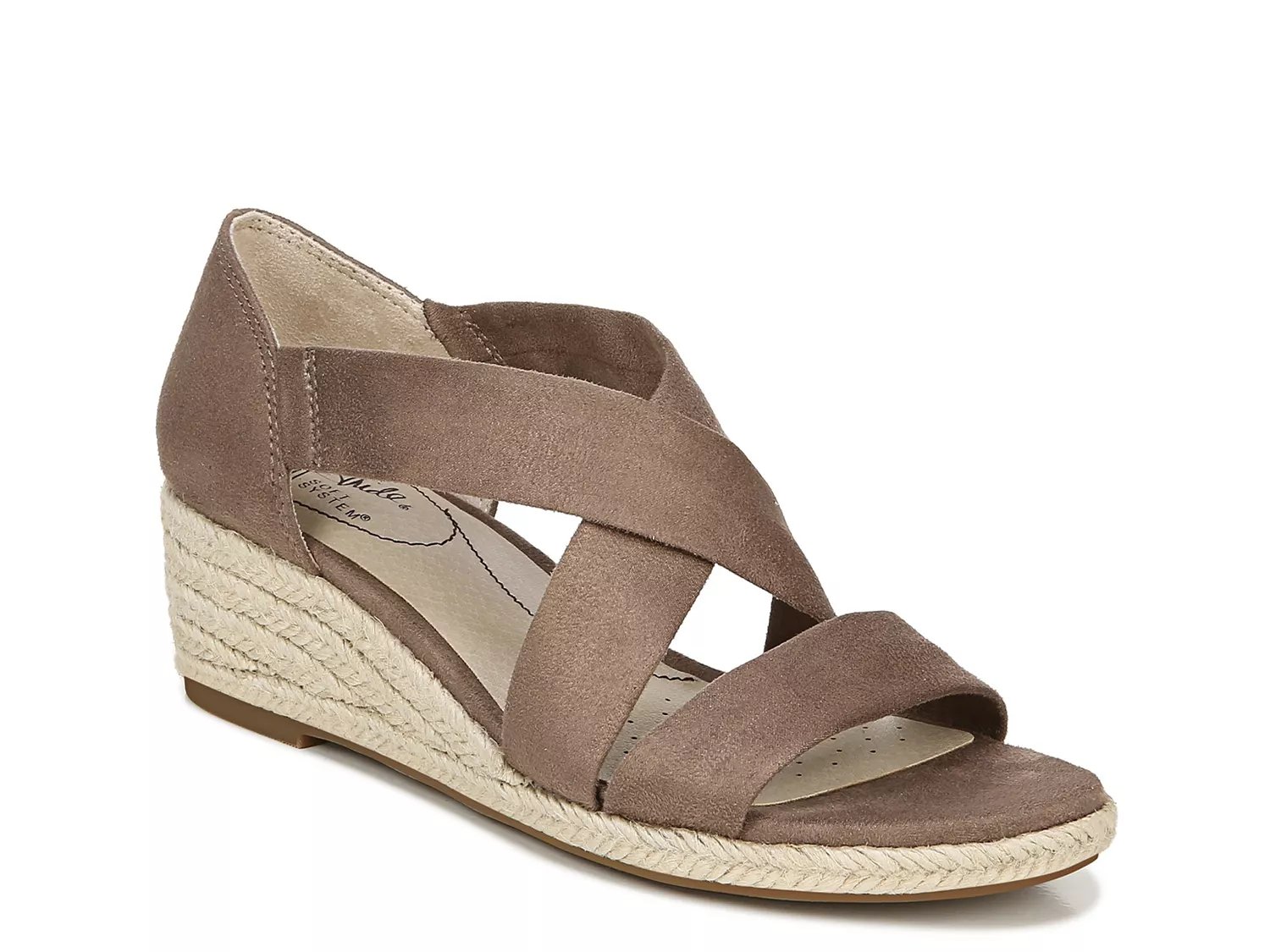 LifeStride Siesta Espadrille Wedge Sandal Free Shipping DSW