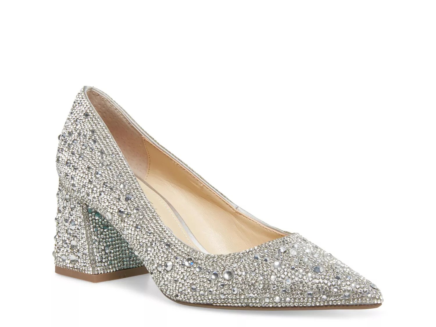 Betsey johnson shop rhinestone pumps