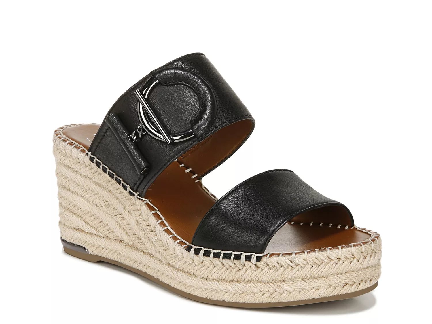 franco sarto navy wedge
