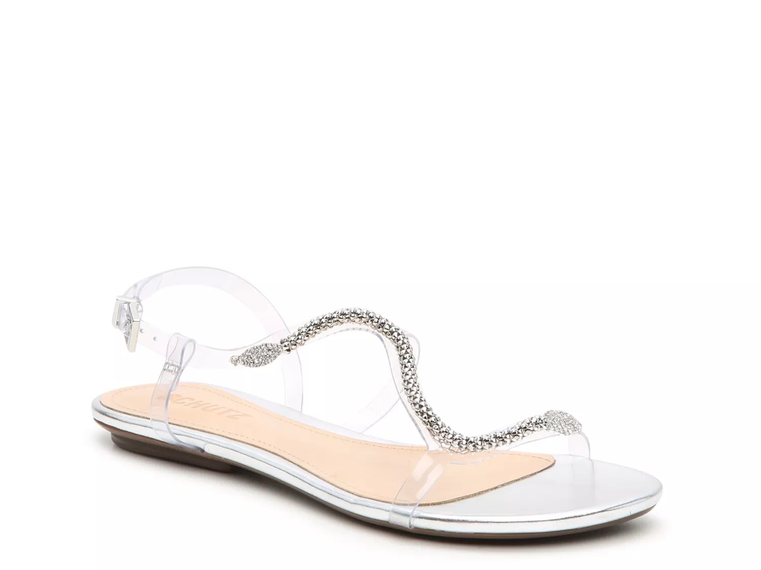 Schutz gabbyl clear flat sandals new arrivals