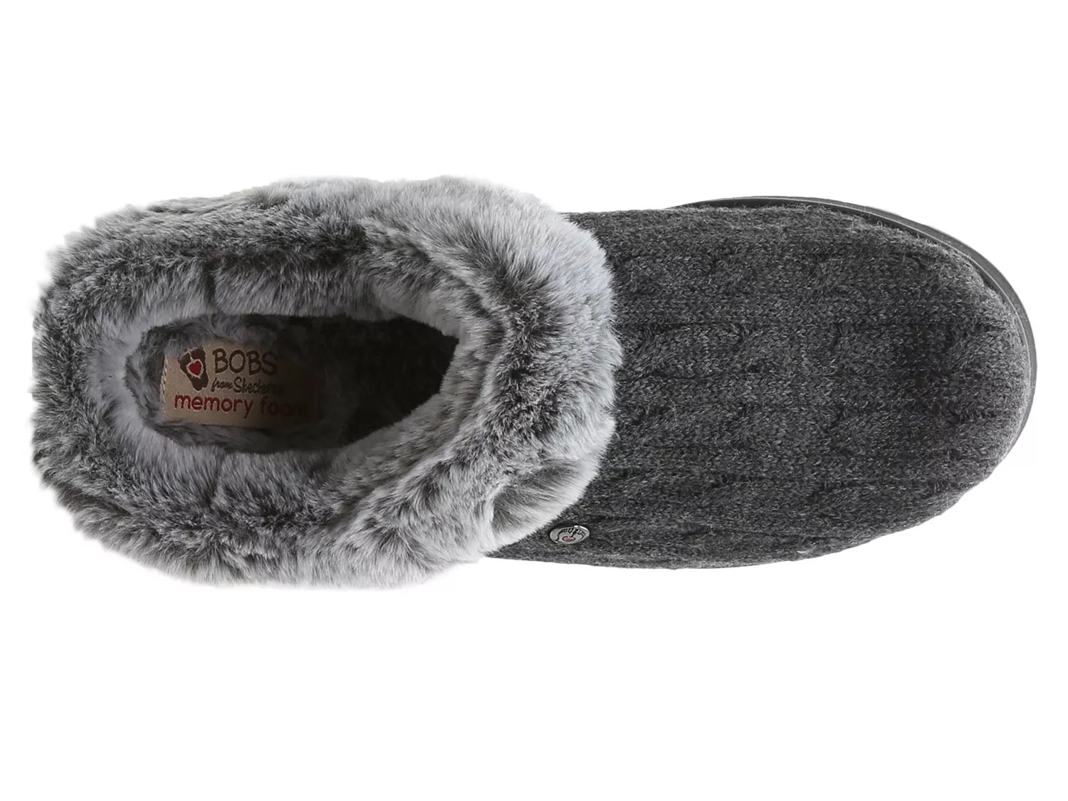 skechers keepsakes ice angel faux fur trimmed slipper