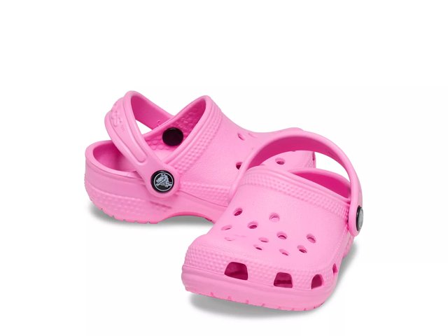 Pink crocs toddler shop