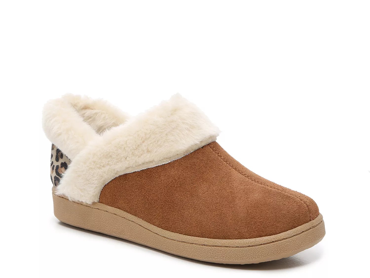 dsw leopard mules