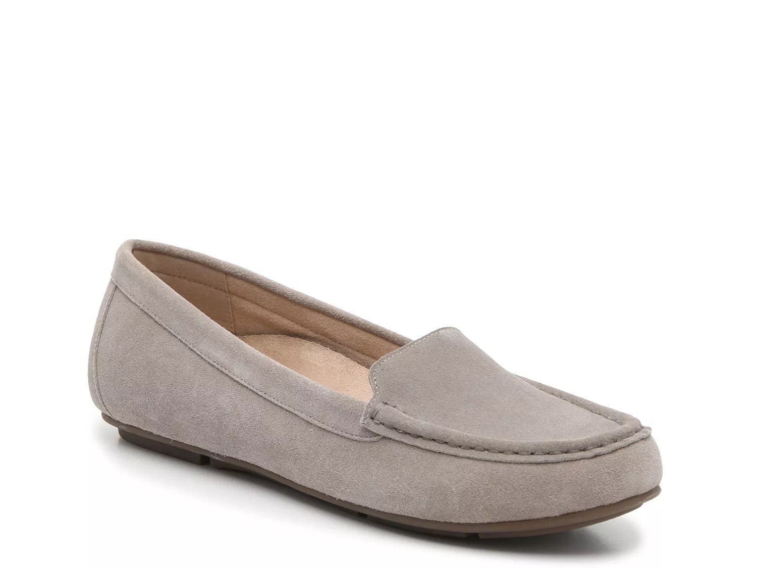 dsw gray flats