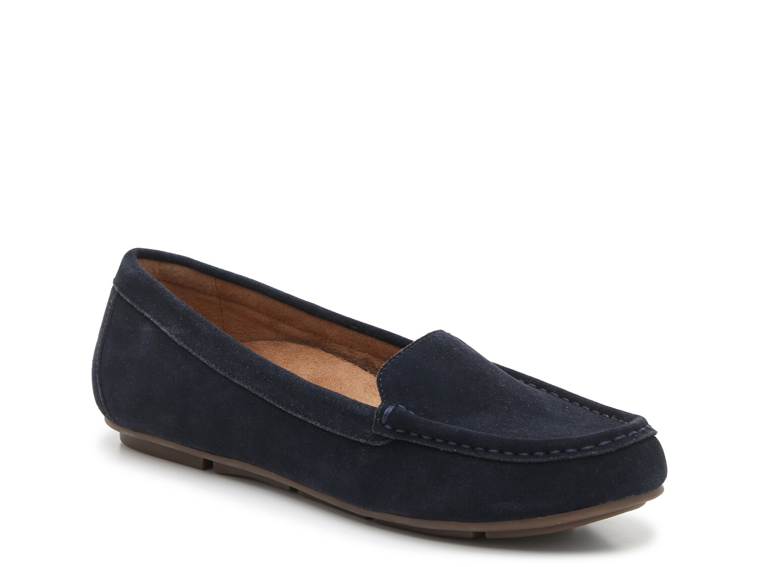 navy and white loafers