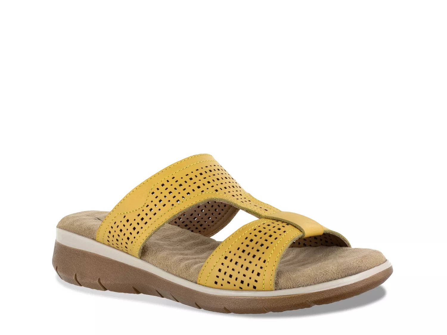 extra wide womens slides
