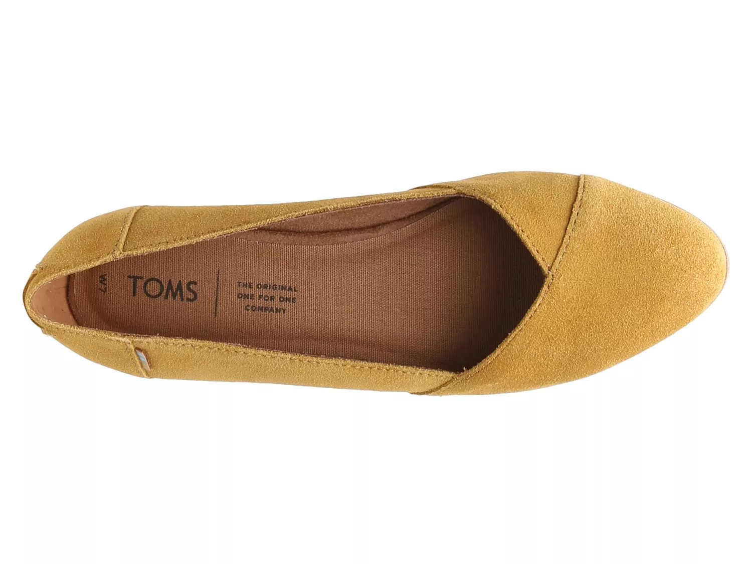 toms julie printed suede flat