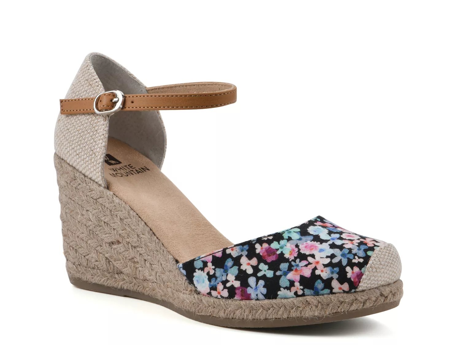 White mountain espadrille store wedges