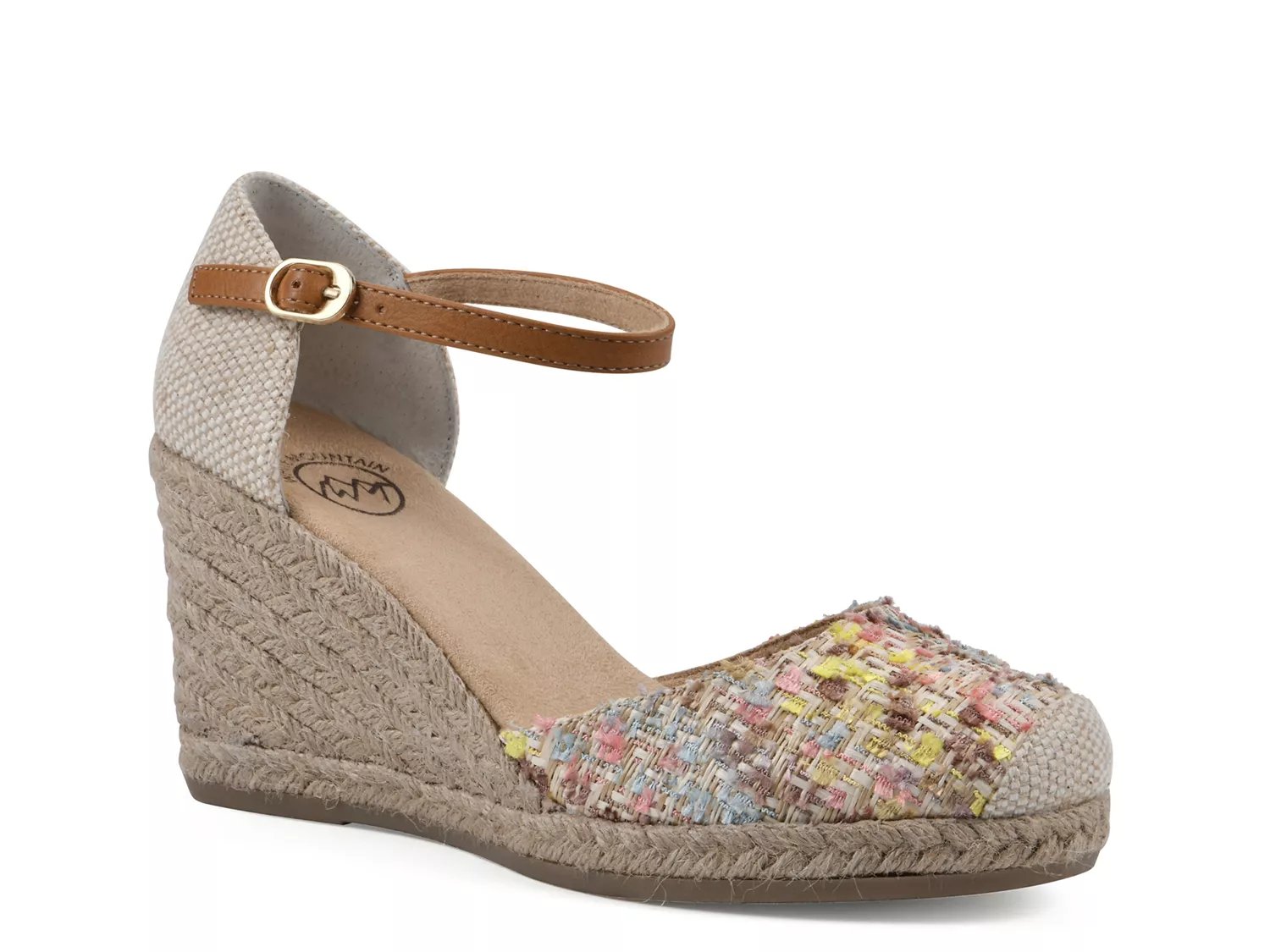 White Mountain Mamba Espadrille Wedge Sandal Free Shipping DSW