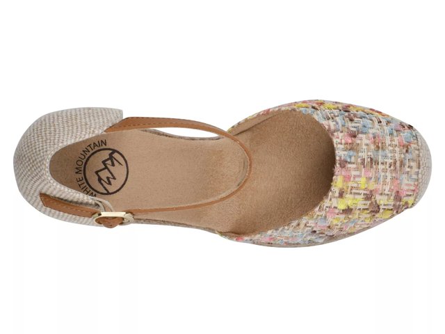 White Mountain Mamba Espadrille Wedge Sandal Free Shipping DSW