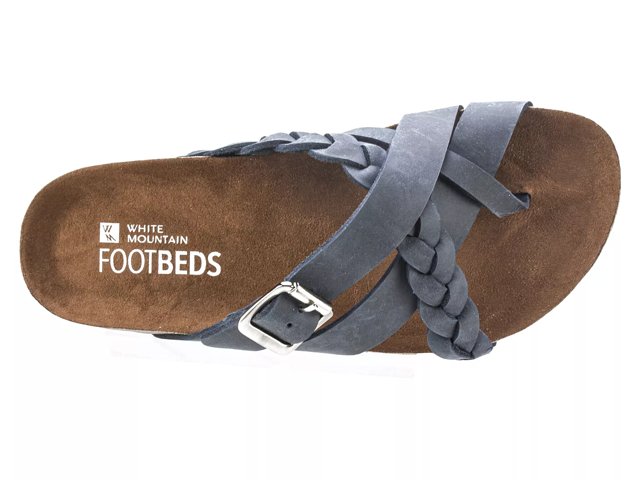 White mountain blue sandals online