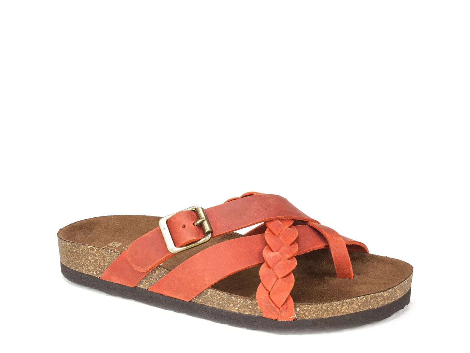 white mountain gracie footbed sandals