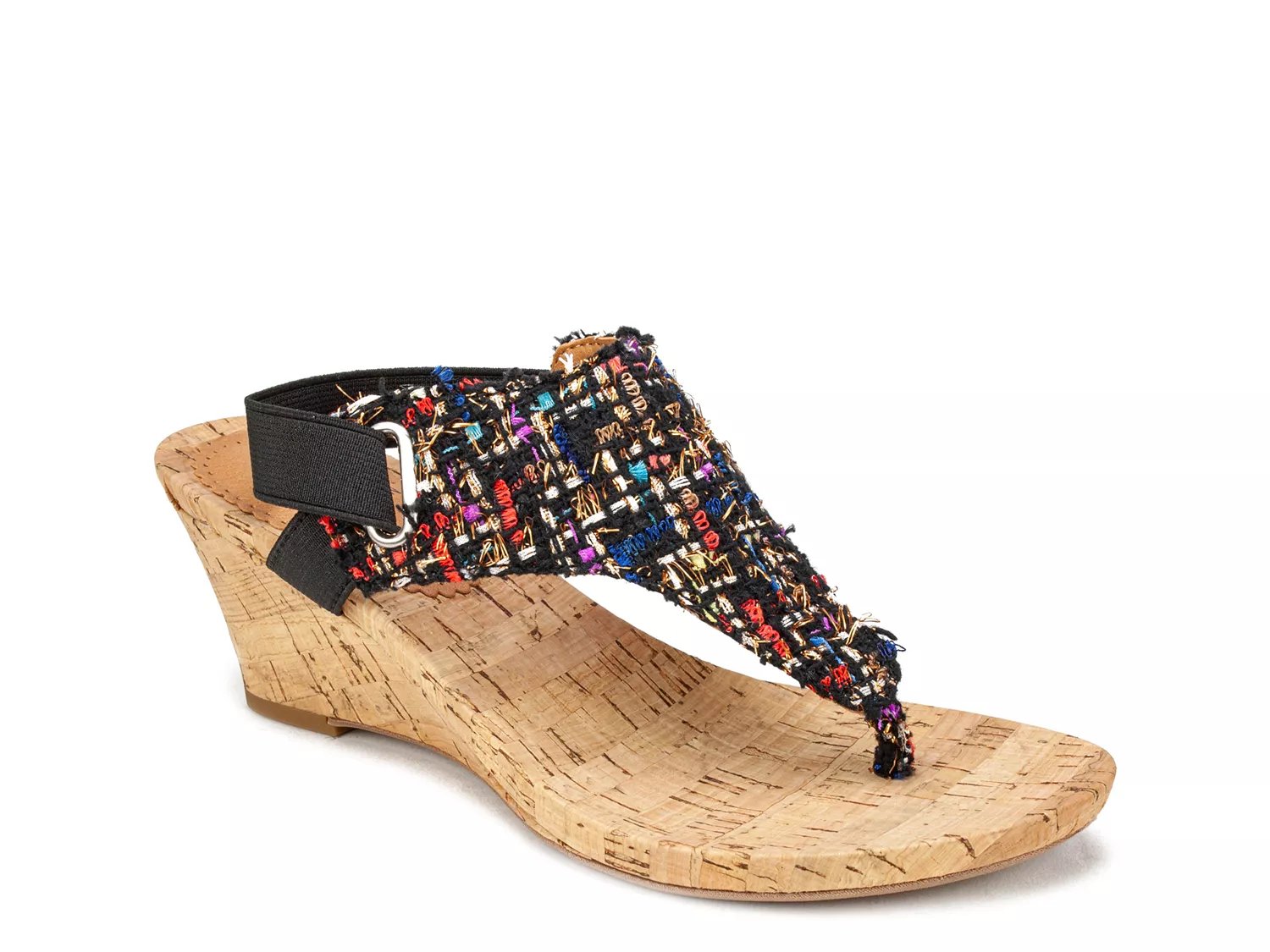 dsw white wedge sandals