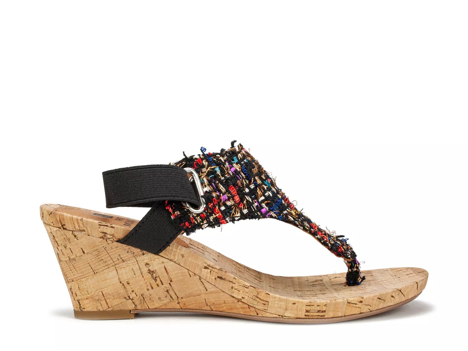 dsw white wedge sandals