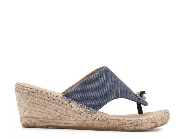 White Mountain Beachball Espadrille Wedge Sandal Free Shipping DSW
