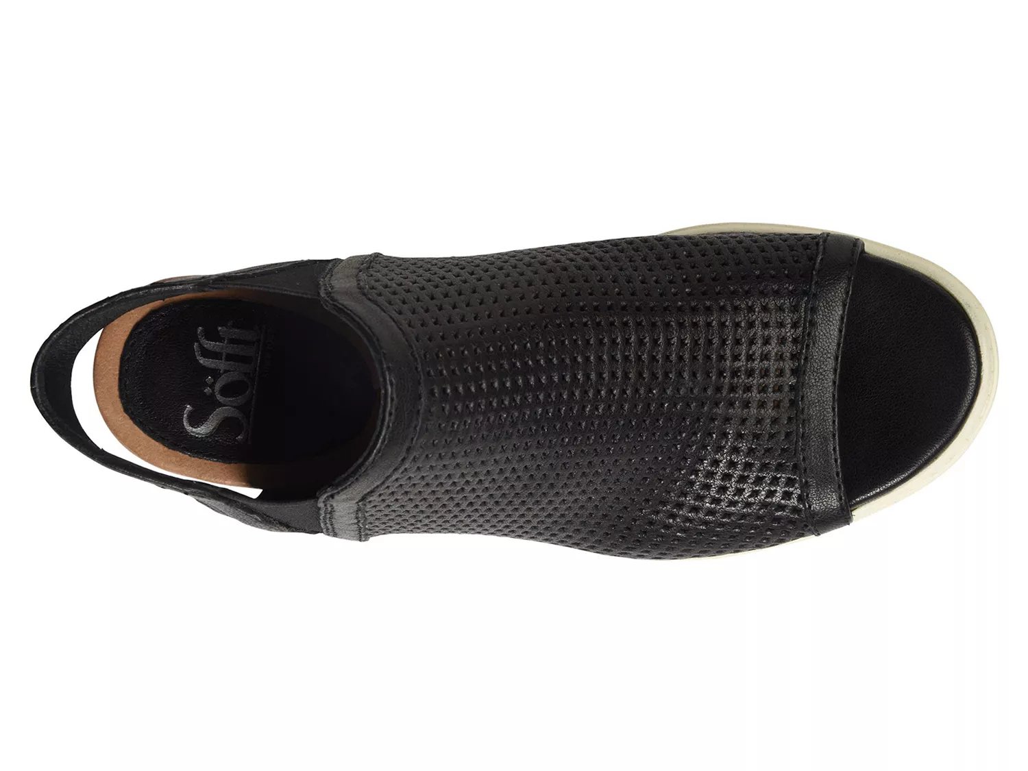 basima perforated wedge sandal